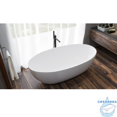 Ванна из искусственного камня Whitecross Diamond 170x87 (белый матовый)