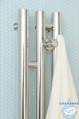 Полотенцесушитель электрический Сунержа Терция 120 (с возможностью скрытого подключения слева) (хром)