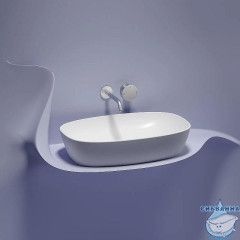  Раковина на столешницу 60 см Ceramicanova Element CN6049MW (белый матовый)