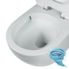 Унитаз подвесной безободковый Calypso CS246UQ-TK с сиденьем Soft Close (микролифт)