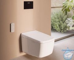 Унитаз подвесной с функцией биде VitrA V-CARE Prime 7231B403-6216 с сиденьем Soft Close (микролифт)