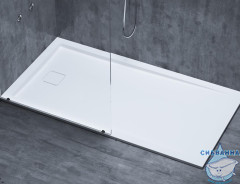 Поддон из литьевого мрамора Salini Capri  150x80 (материал sapirit, белый матовый)