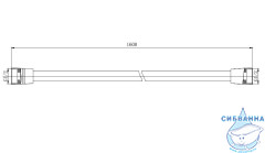 Душевой шланг 160 см Aquatek AQ2111MB