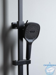 Душевая система Allen Brau Infinity 310 1 режим 296316 (черный матовый)