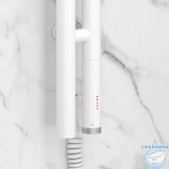 Полотенцесушитель электрический Сунержа Нюанс 3.0 180 (с возможностью скрытого подключения, подключение справа) (белый глянцевый)