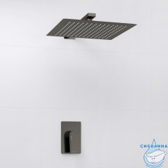 Душевая система Wasserkraft 250 1 режим A84182 (оружейная сталь)