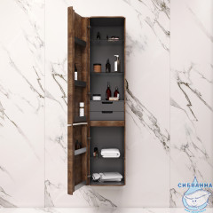 Шкаф пенал Am.Pm Sensation 40 орех