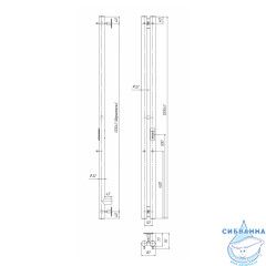Полотенцесушитель электрический Indigo Style (с таймером) 10х120 брашированное золото (с возможностью скрытого подключения, подключение R/L)