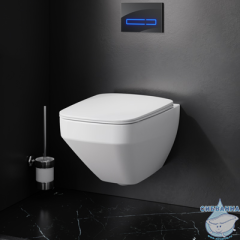 Инсталляция AM.PM с кнопкой смыва в комплекте с унитазом AM.PM Inspire V2 FlashClean c сиденьем Soft close (микролифт) IS450A38.50A1700