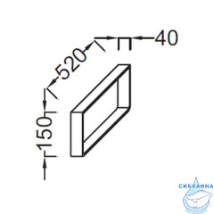 Полотенцедержатель Jacob Delafon Parallel EB507-BME