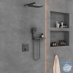 Душевая система Vincea 320 1 режим VSFW-4211RGM (вороненая сталь)