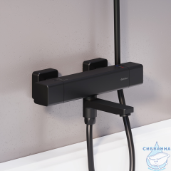 Смеситель для ванны Damixa Gala 533000300 (черный матовый)