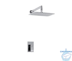 Встраиваемый комплект для душа с верхней душевой насадкой A12669