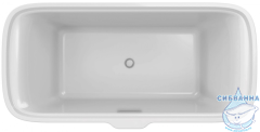 Ванна из искусственного камня Jacob Delafon Elite E6D034-00 180x85 с ножками