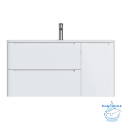 Тумба с умывальником Iddis Edifice 100 см белый глянец EDI10W1i95