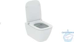 Унитаз подвесной безободковый  Ideal Standard i.life B с сиденьем Soft Close (микролифт) T533001