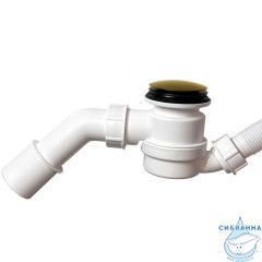 Слив-перелив для ванн Calypso CS0837BGA  (золото брашированное)