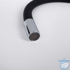 Излив для смесителя, кухня, гибкий, силикон, 640 мм, хром, IDDIS, 995FB64C5SM