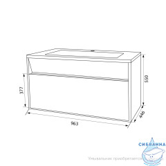 Тумба под раковину Iddis Esper 100 см ESP10W0i95