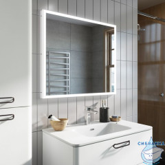 Тумба с умывальником, подвесная, 60 см, белая, Brick, IDDIS, BRI60W0i95K