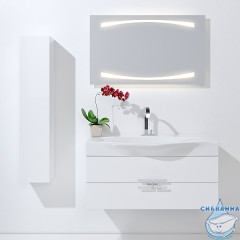 Пенал подвесной Aqwella 5 Stars Ankona 35 белый глянец