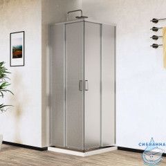 Душевое ограждение Vincea City 100x90 профиль хром, стекло текстурное VSS-5CT9010MT