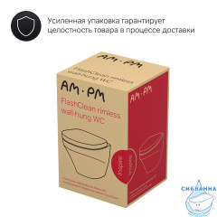 Унитаз подвесной AM.PM Inspire C501700WH (без сиденья) (белый глянцевый)