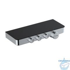 Смеситель для ванны Wasserkraft Elbe 7499 Thermo (хром/черный)