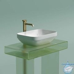  Раковина на столешницу 50 см Ceramicanova Element CN6055MW (белый матовый)