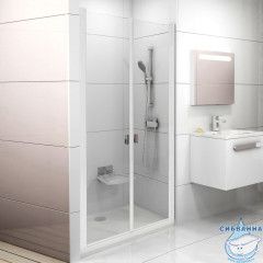 Дверь в нишу Ravak Chrome CSDL2-110 см профиль белый