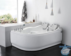 Акриловая ванна Gemy G9083 B R 180х121 с гидромассажем
