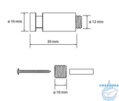 Крючок Bemeta Omega 104506092