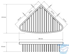 Полочка Bemeta Cytro 146208332