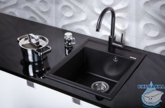 Кухонная мойка Omoikiri Daisen-42-BL черный 4993606