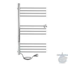 Полотенцесушитель электрический Indigo Family П12 (с таймером) 40х70 хром (с возможностью скрытого подключения, подключение L)