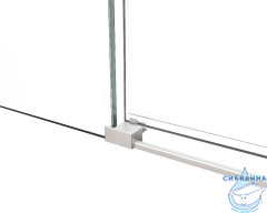 Душевое ограждение Vincea Ультима 100x100 профиль хром, стекло прозрачное VSS-7UL1010CL