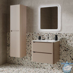 Тумба с умывальником, подвесная, 60 см, капучино, Edifice, IDDIS, EDI60C0i95K  подходит умыв. 0106000i28