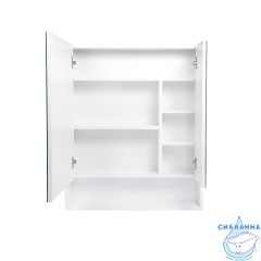 Зеркальный шкаф Viant Мальта 80 белый VMAL80BEL-ZSH