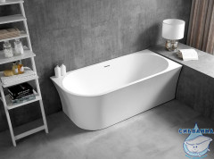 Акриловая ванна ABBER AB9257-1.5 R 150х78 с каркасом