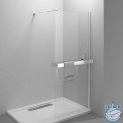 Walk-in Vincea Walk In HR 100 профиль хром, стекло прозрачное VSW-4HR100CL