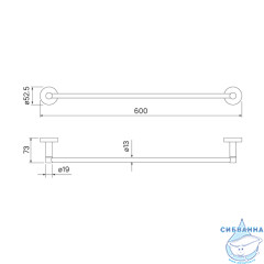 Полотенцедержатель Iddis Sena SENSS10i49