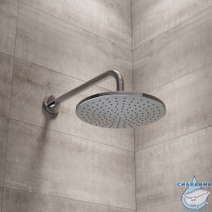 Душевая насадка верхняя круглая, хром, Optima Home, IDDIS, OPH22CRi64