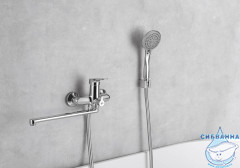 Смеситель для ванны Aquatek Вега AQ1042CR (хром)