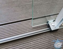 Walk in  Aquatek 120х200 AQ.WISL.120.1CH профиль хром, стекло прозрачное 