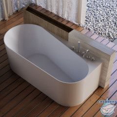 Акриловая ванна ABBER AB9496-1.7 R 170х78 с каркасом