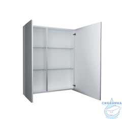 Зеркало-шкаф 1Marka Соната 75 белый глянец