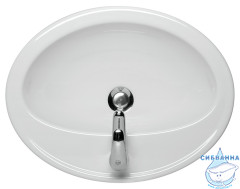 Раковина встраиваемая 54 см Cersanit Calla UM-CL/1