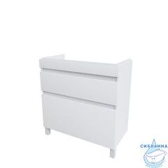 Тумба напольная с ящиками, белая, 80 см, Zodiac, IDDIS, ZOD8CBFi95  подходит ум. 3508000i28