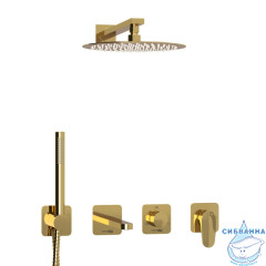 Душевая система Wasserkraft 250 1 режим A2151.278.279.183.208.280.197.281 (глянцевое золото )
