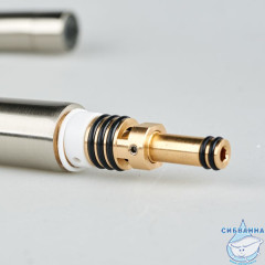 Излив для смесителя, кухня, J-образный, нержавеющая сталь, 204х277 мм, поворотный, сатин, IDDIS, 995J20S5SM